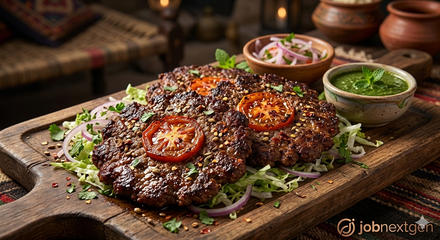 Authentic Peshawari Chapli Kabab: The Ultimate Pashtun Delight
