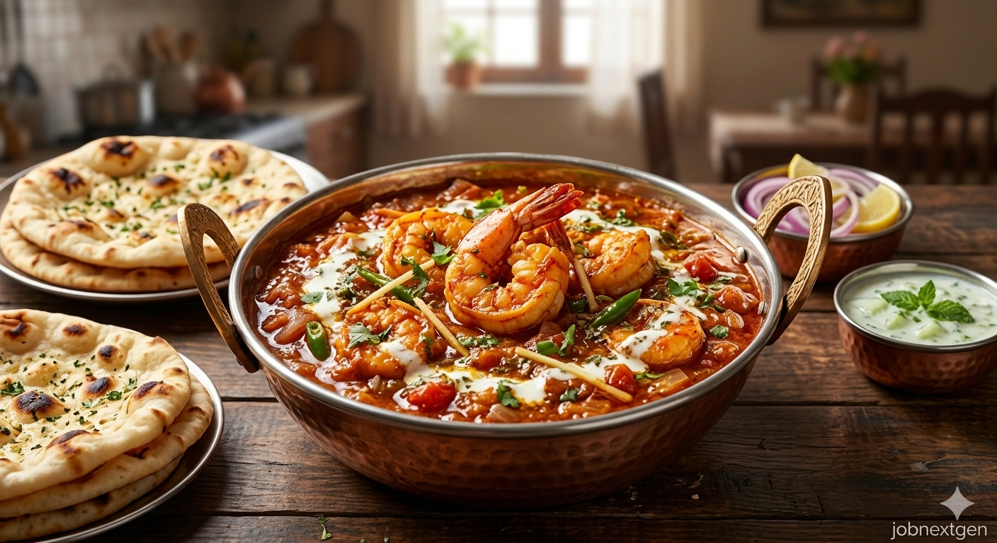 Zesty Coastal Prawn Masala
